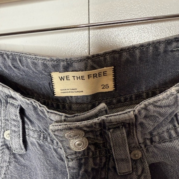 Free People - We The Free - aster straight leg jeans in slate sz 25 - Picture 6 of 12
